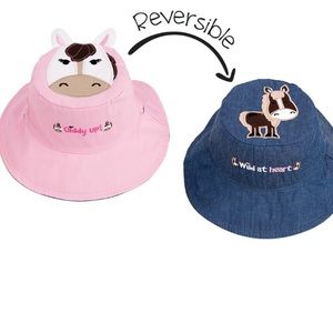 Reversible Horse Bucket Hat 2-4 yrs
